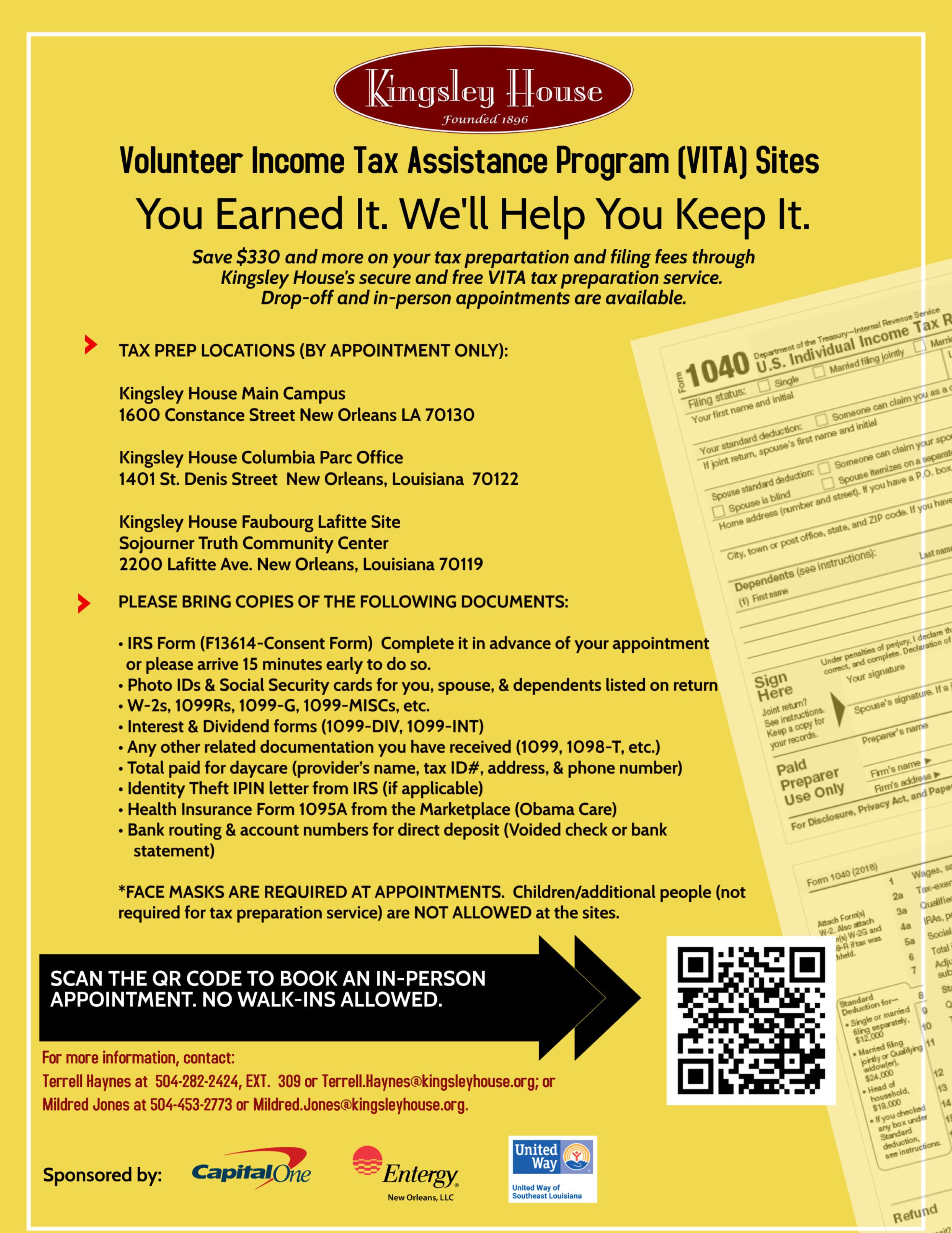 Income Tax Preparation Flyer